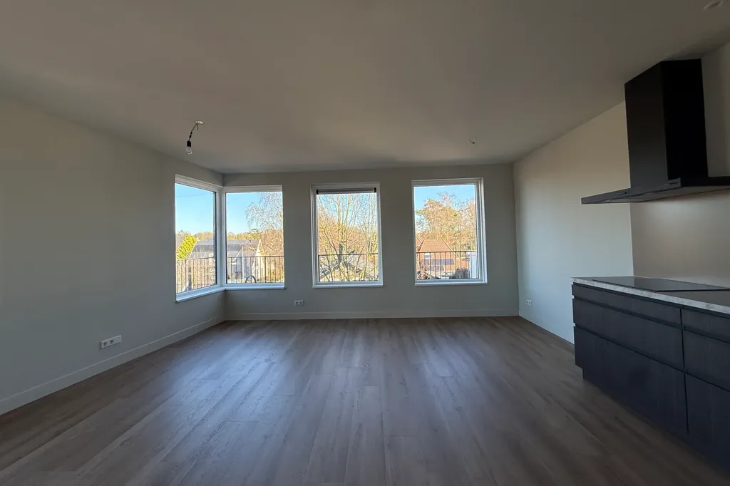 Living Room - Furnished 3-Bedroom Apartment with Terrace in Lunteren