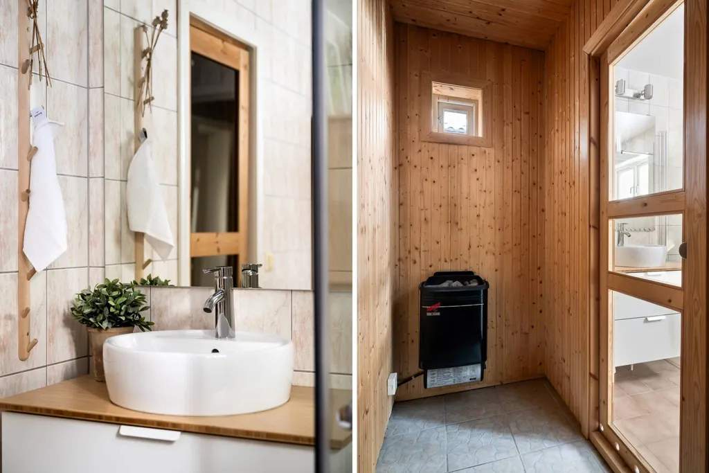 Salles de bain - Renovated Villa with High Ceilings on Dalarö