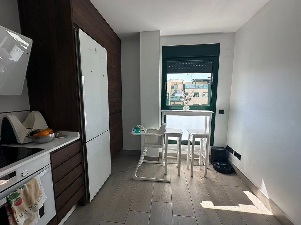 Köök - Penthouse with Pool in Arganda del Rey