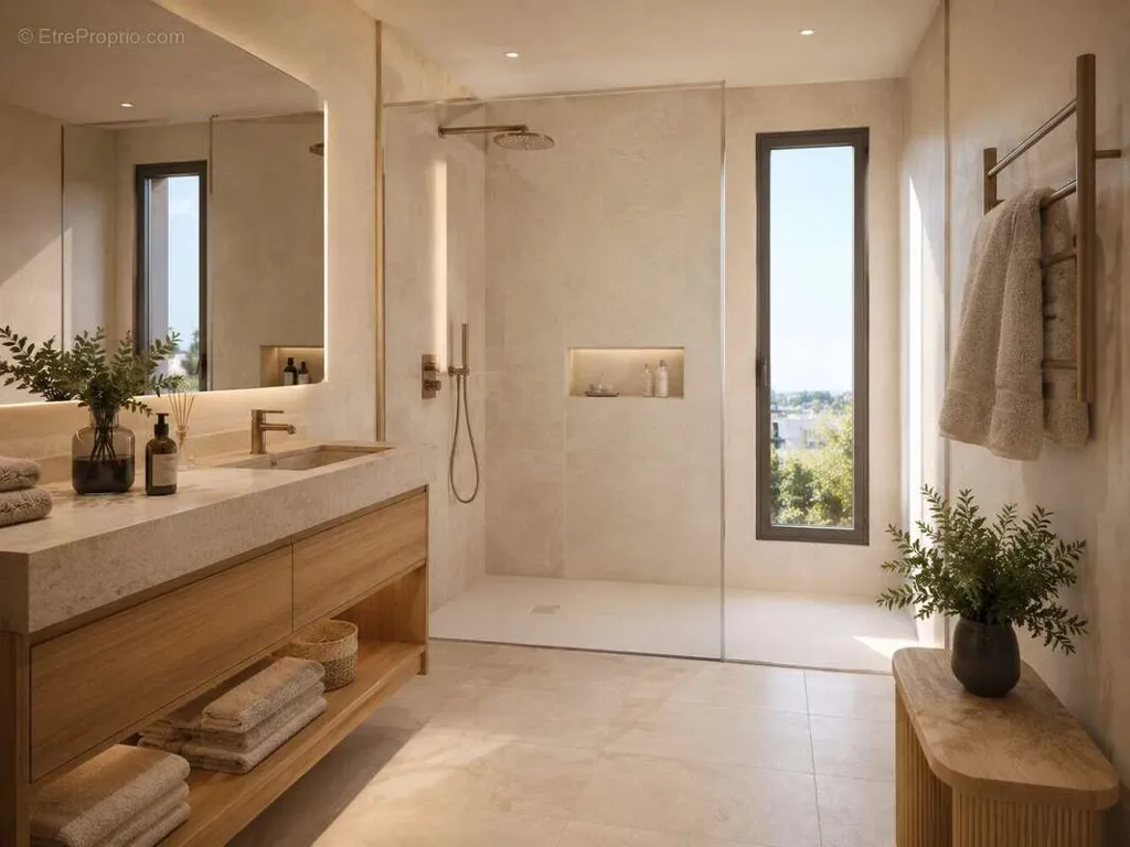 Bagni - 4-Piece Apartment with Terraces in Neuilly-Plaisance