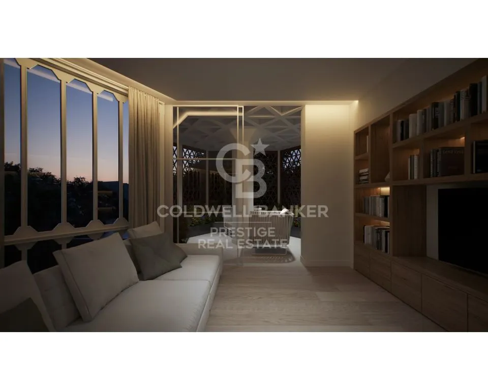 Séjour - Luxury Flat with Terrace in Pedralbes, Barcelona