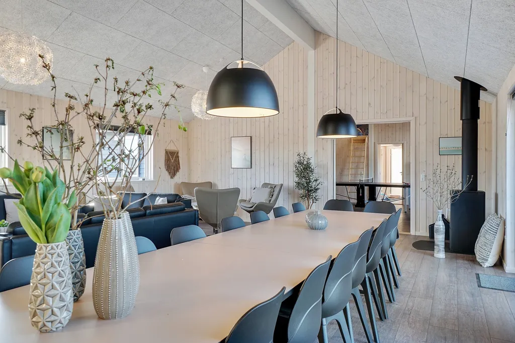 Sala da pranzo - Vacation Home with Pool near Grenå Strand