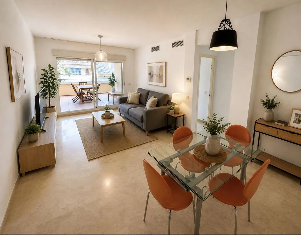 Salle à manger - Apartment with Pool in San Pedro de Alcántara