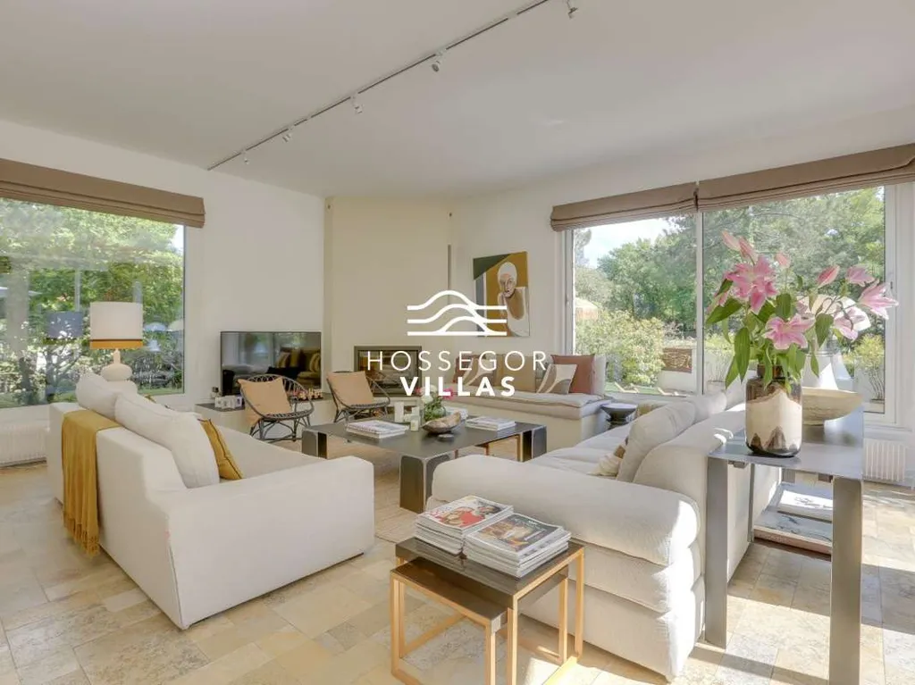 Séjour - Villa Luxueuse avec Piscine à Hossegor
