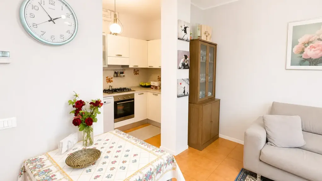 Séjour - Rustic-Style Apartment with Terrace in Maser