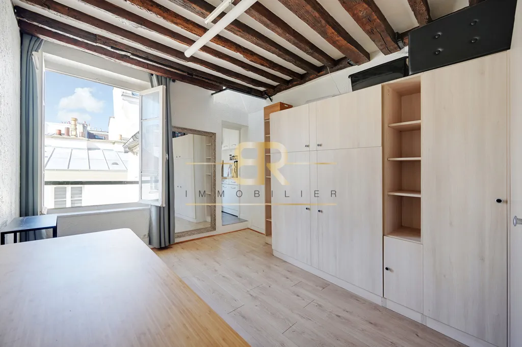 Cucina - Studio with Roof View in Paris Centre