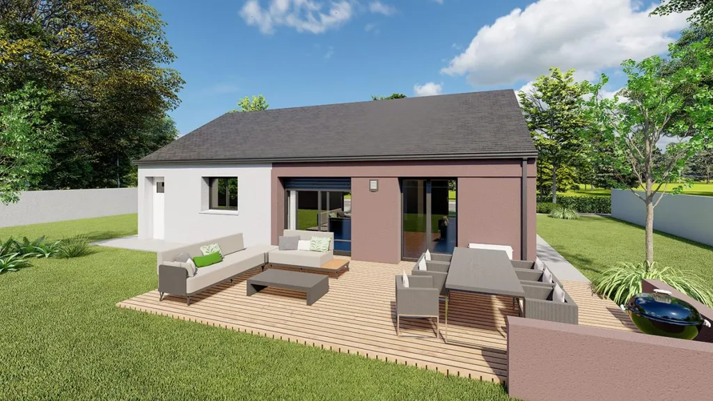 Maison neuve à construire avec jardin à Erable