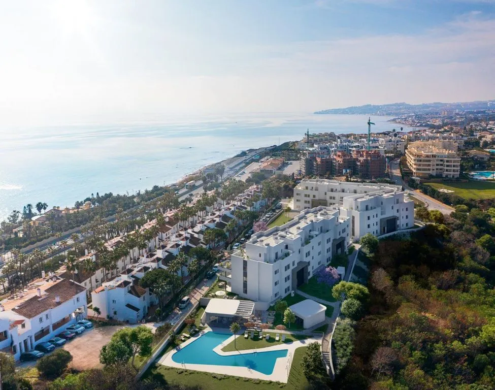 Vue aérienne - Luxury Flat with Sea View in Mijas