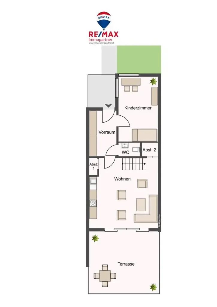 Plan - Terraced House with Large Terrace in Telfs