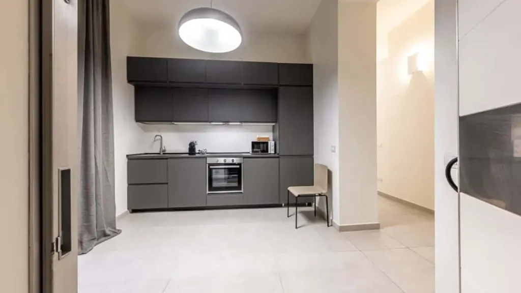 Köök - 3-Bedroom Apartment with Hammam in Milan