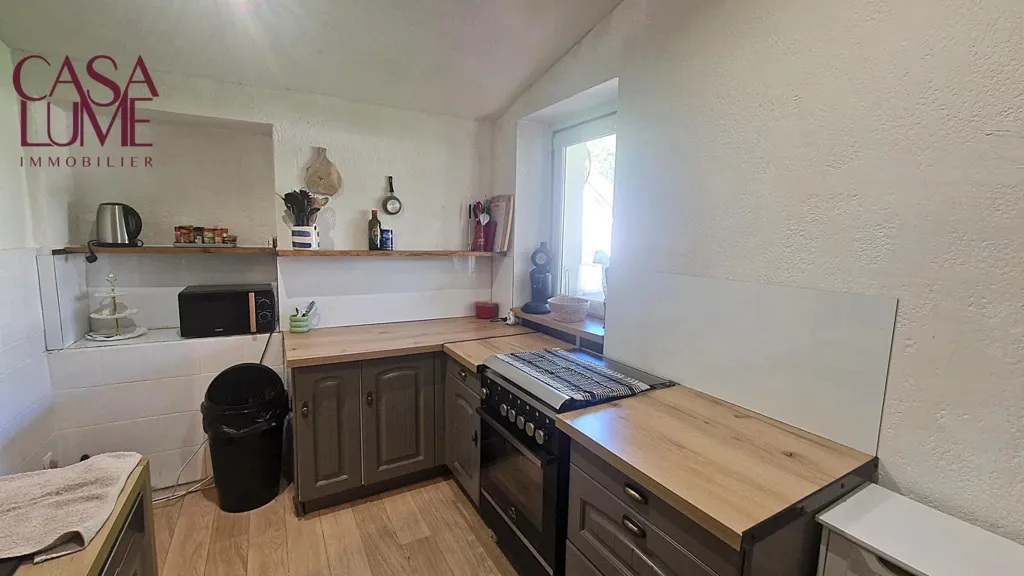 Köök - 3-Bed Flat with Mountain View in Bocognano
