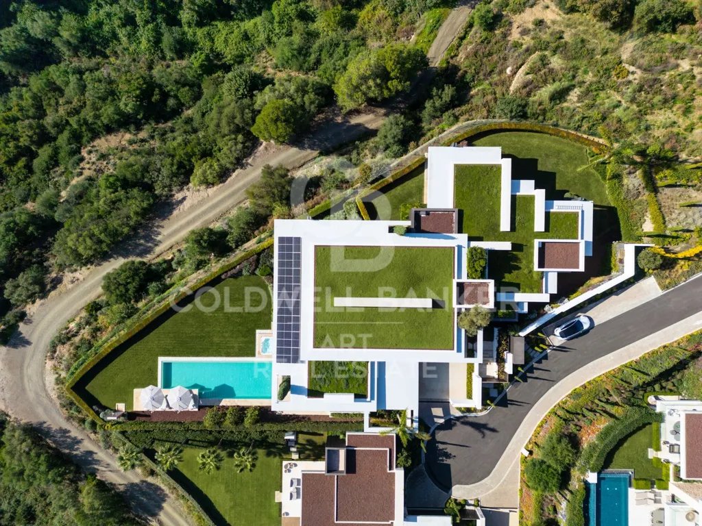 Vue aérienne - Ultra-modern Villa with Panoramic Views in Benahavís
