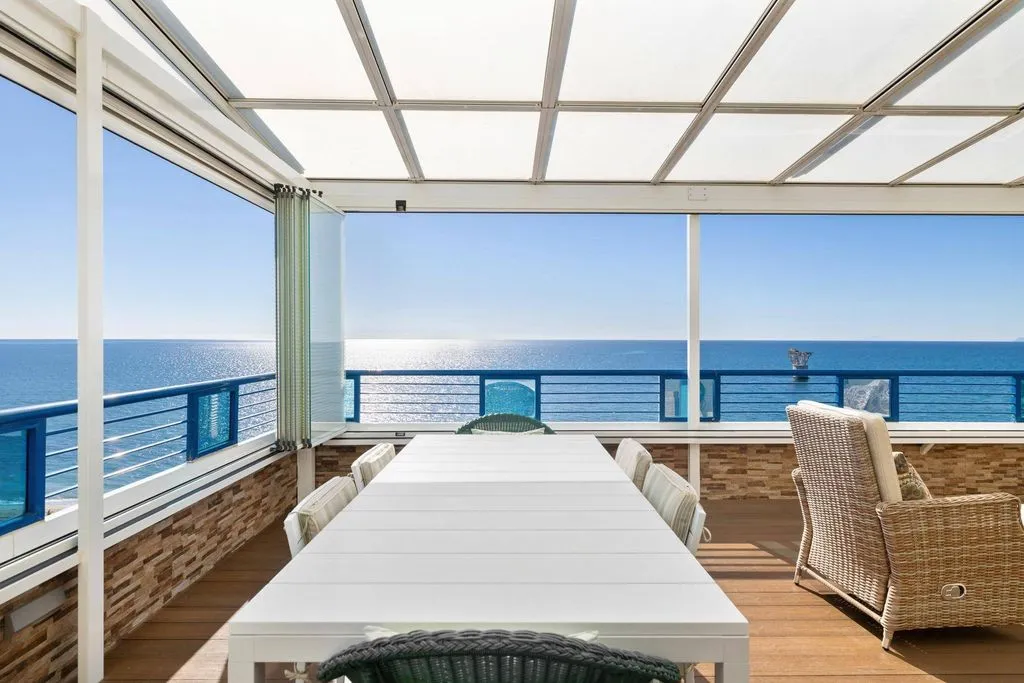 Terrasse - Penthouse with Sea View in Marbella