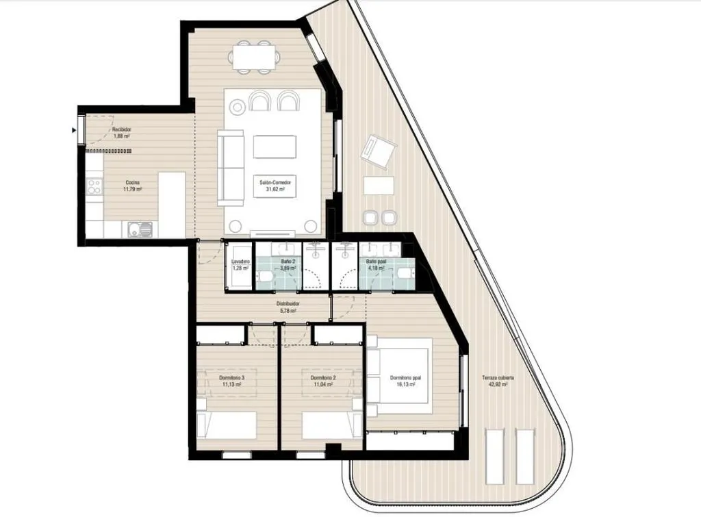 Plan - Luxury Flat with Pool in San Pedro, Marbella