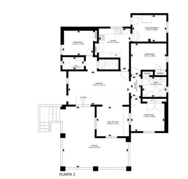 Plan - Villa with Private Pool in Cap Martí, Jávea
