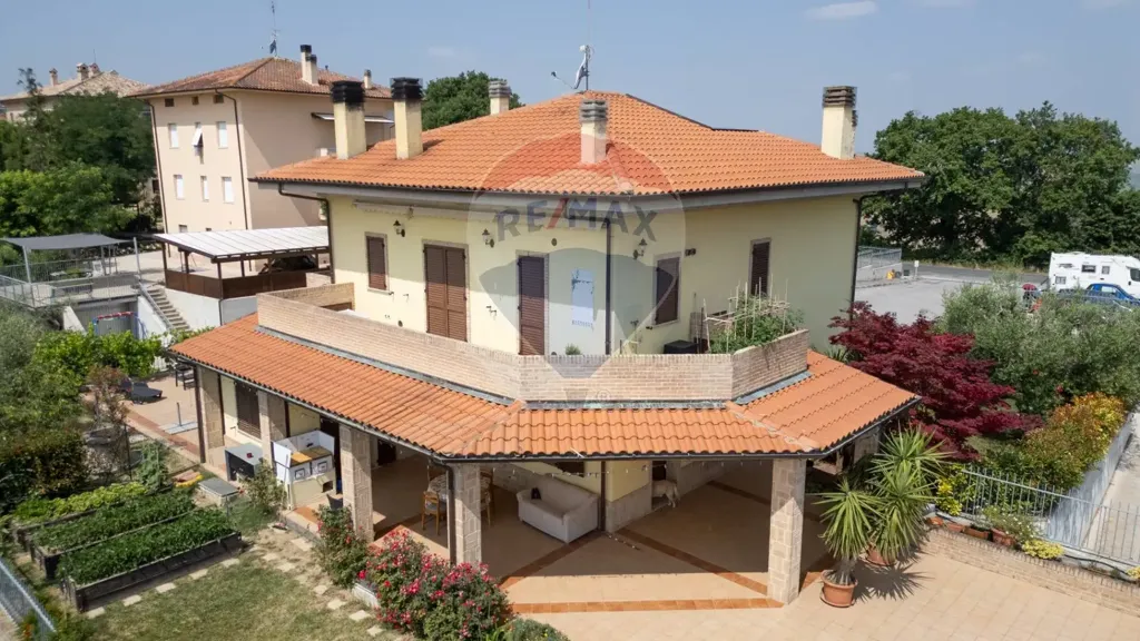 Aerial - Independent House with Private Garden in Ostra