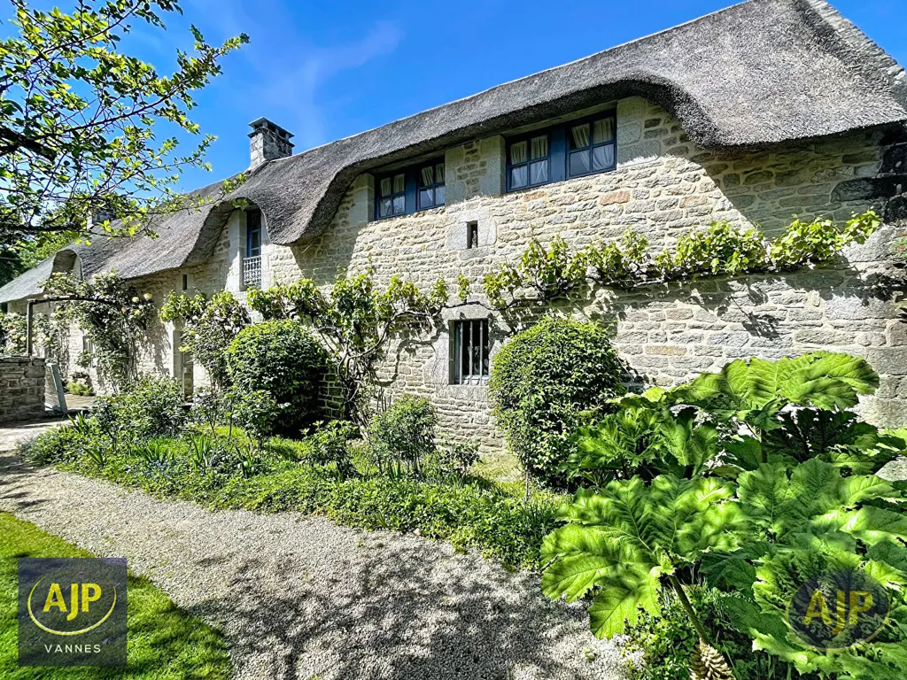 Extérieur - Longère en Pierre avec Piscine près de Vannes