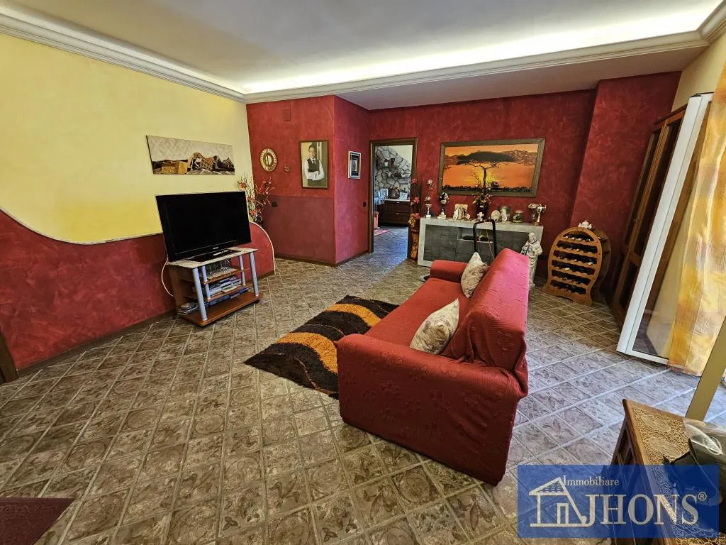 Séjour - Restored House with Terrace in Enna