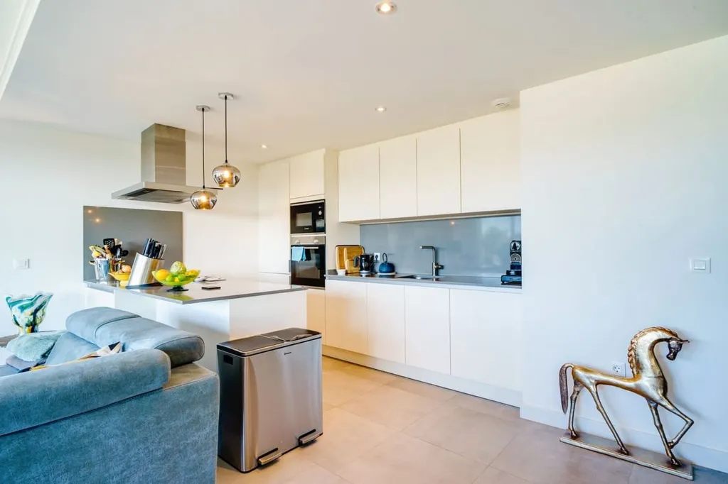 Köök - Apartment with Large Terrace in Estepona