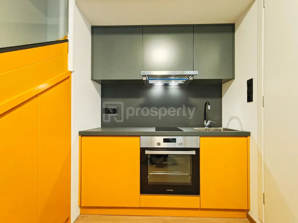 Cuisine - Fully Renovated Apartment with City View in Kypseli