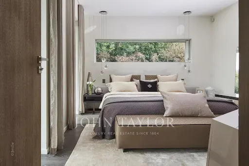 Chambres - Villa Contemporaine avec Vue Panoramique à Antibes