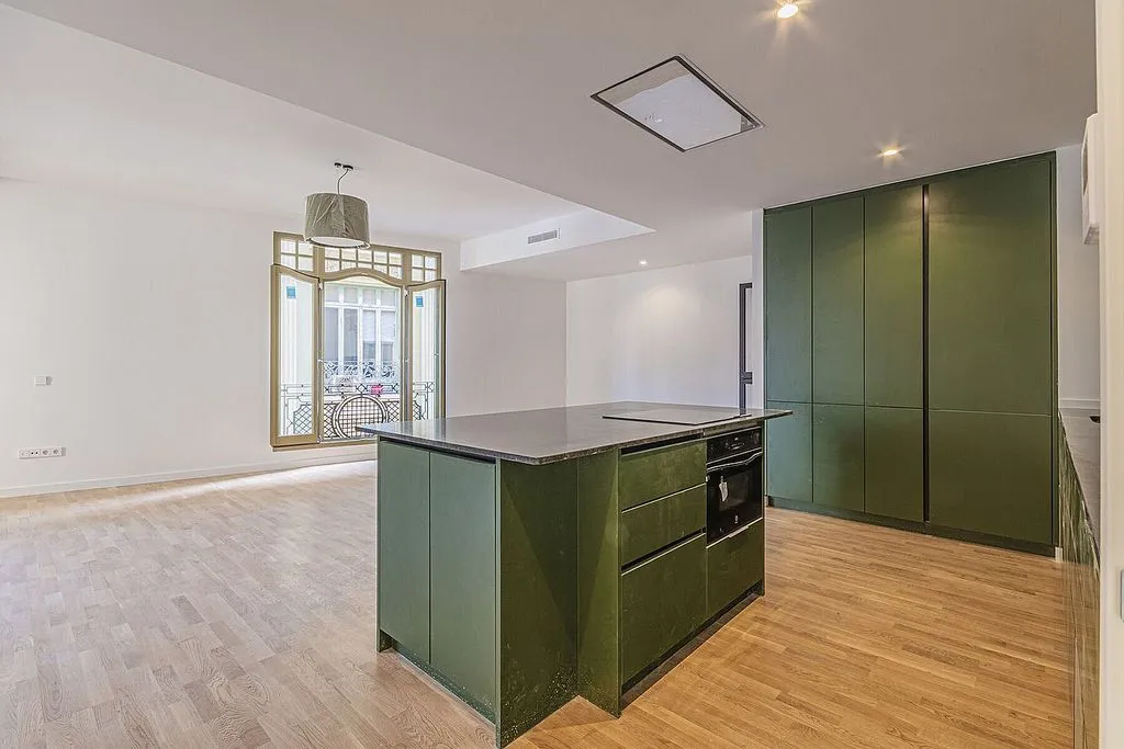 Cucina - Modern Flat with City Views in Ciutat Vella, Barcelona