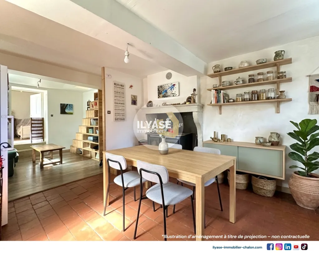 Söögituba - Charming House with Garden in Jully-lès-Buxy
