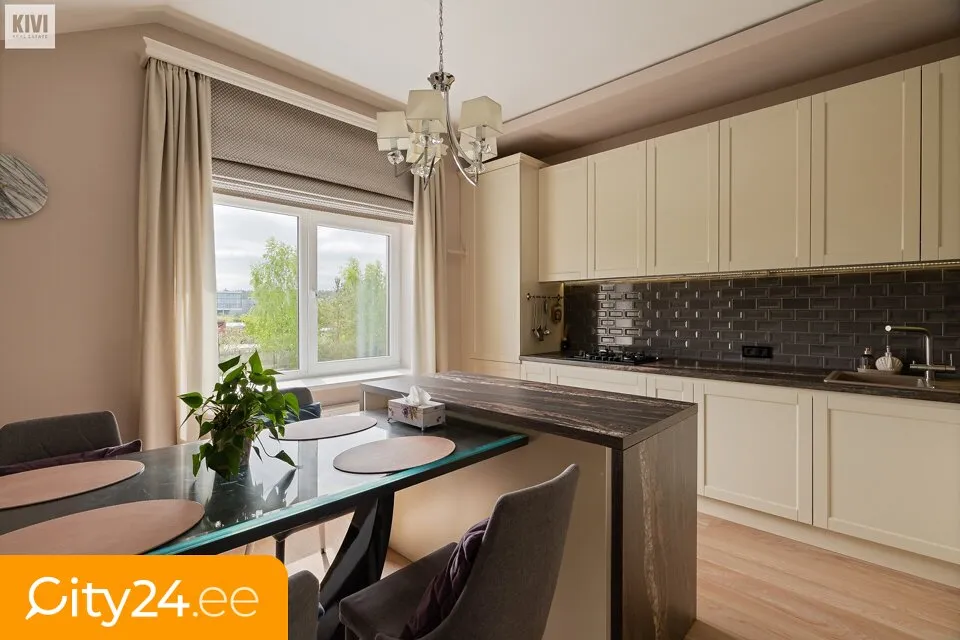 Cucina - Apartment with Private Garden in Dreiliņi, Riga