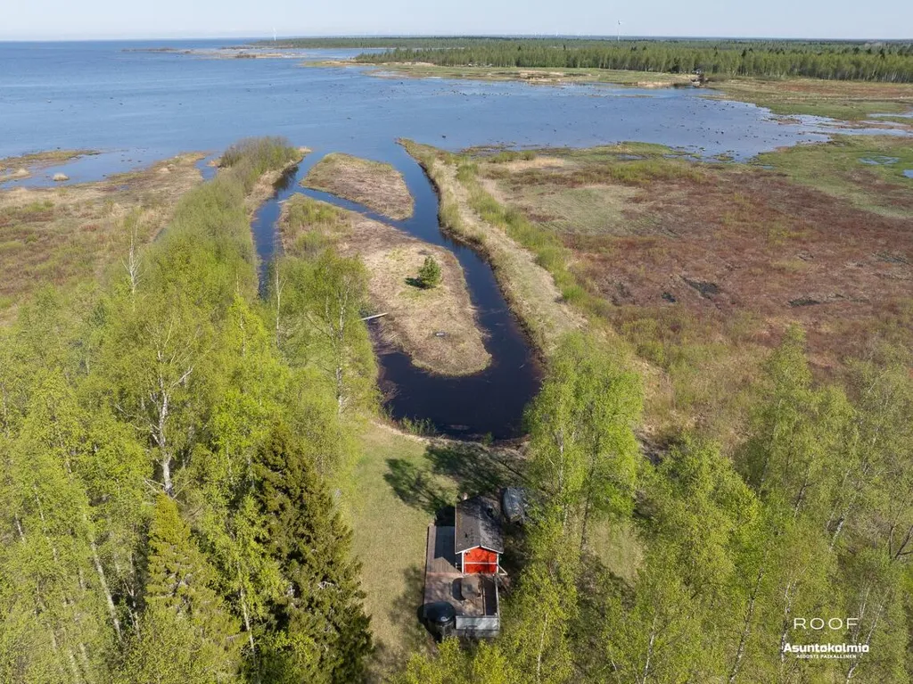 Õhuvaade - Cottage with Sea Sauna near Oulu