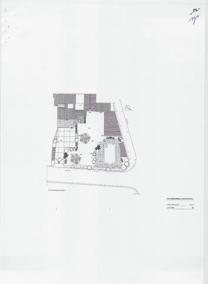 Plan - Isolated T5 House with Pool in Monte Estoril