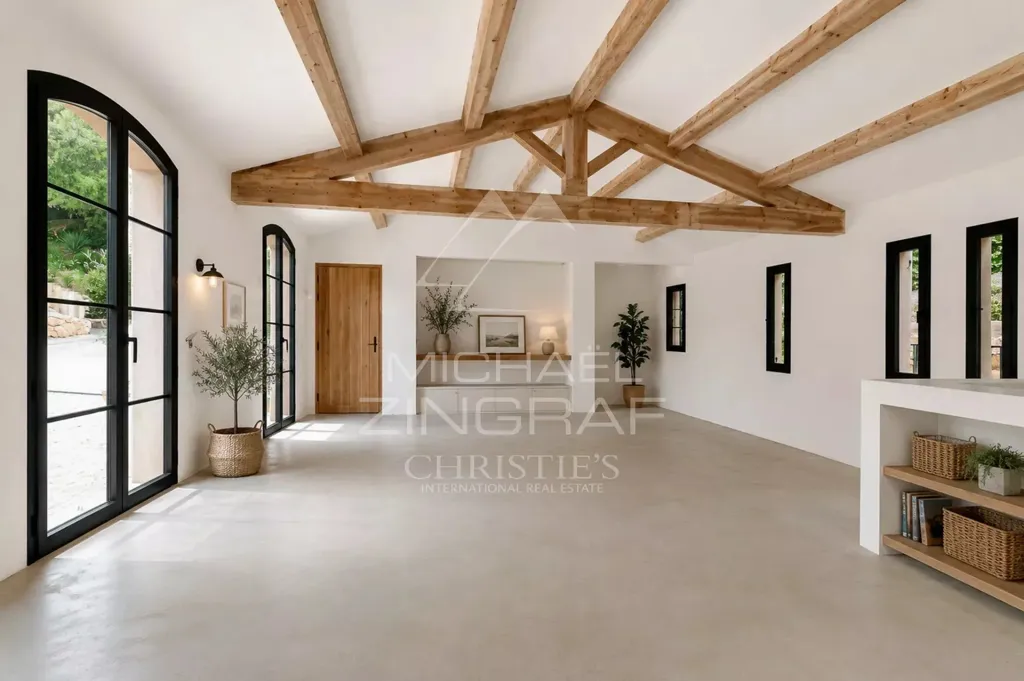 Séjour - Villa Luxueuse avec Vue Mer à Ramatuelle