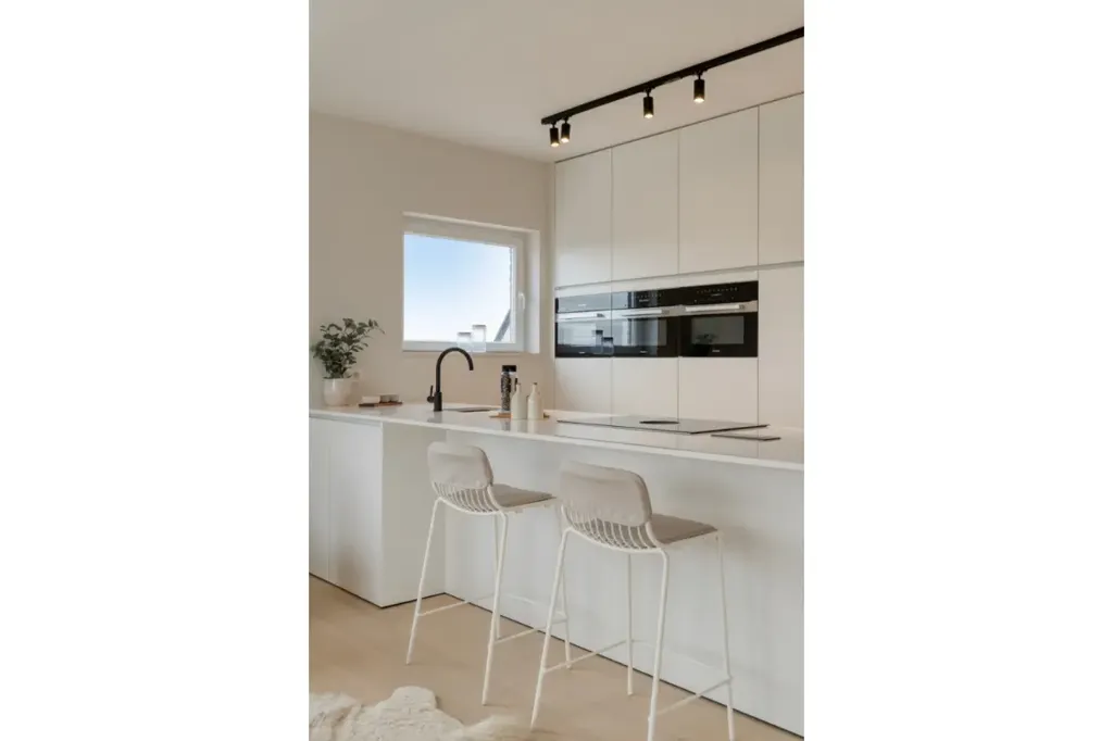 Köök - Luxury Apartment with Sea View in Ostend