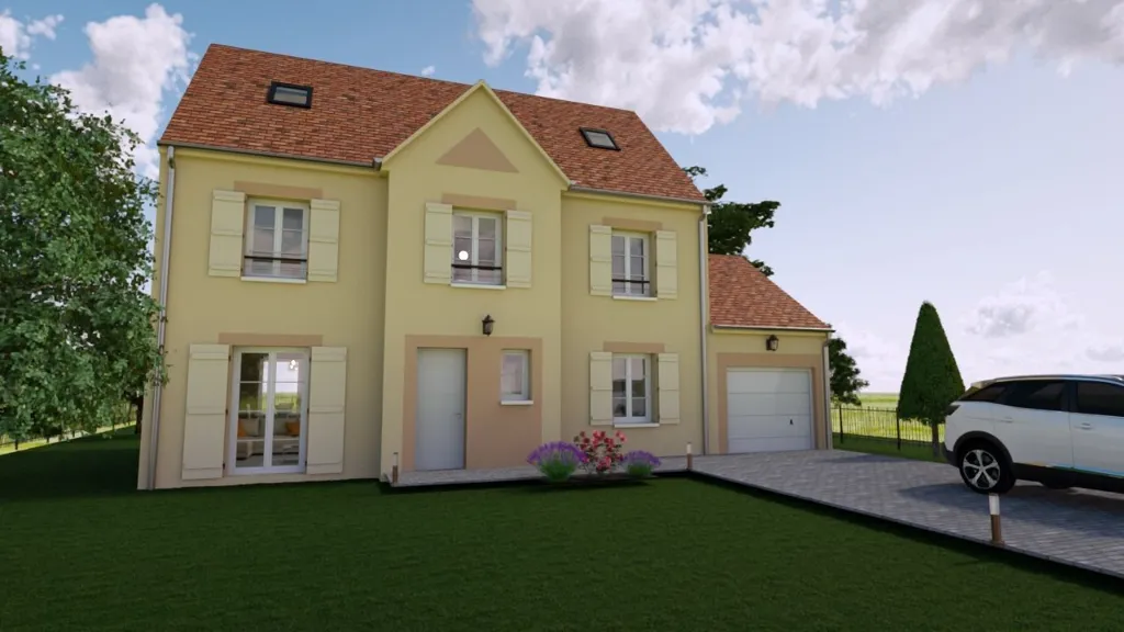 Maison Neuve avec 4 Chambres à Pontoise