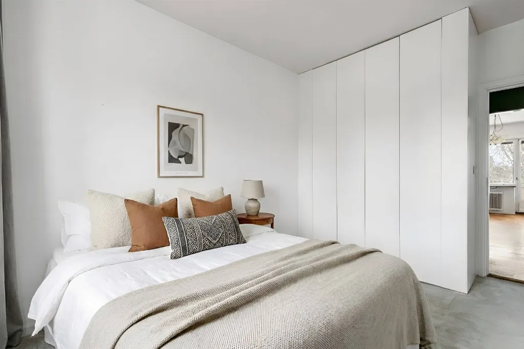 Chambres - 2-Bedroom Apartment with Two Balconies in Bromma
