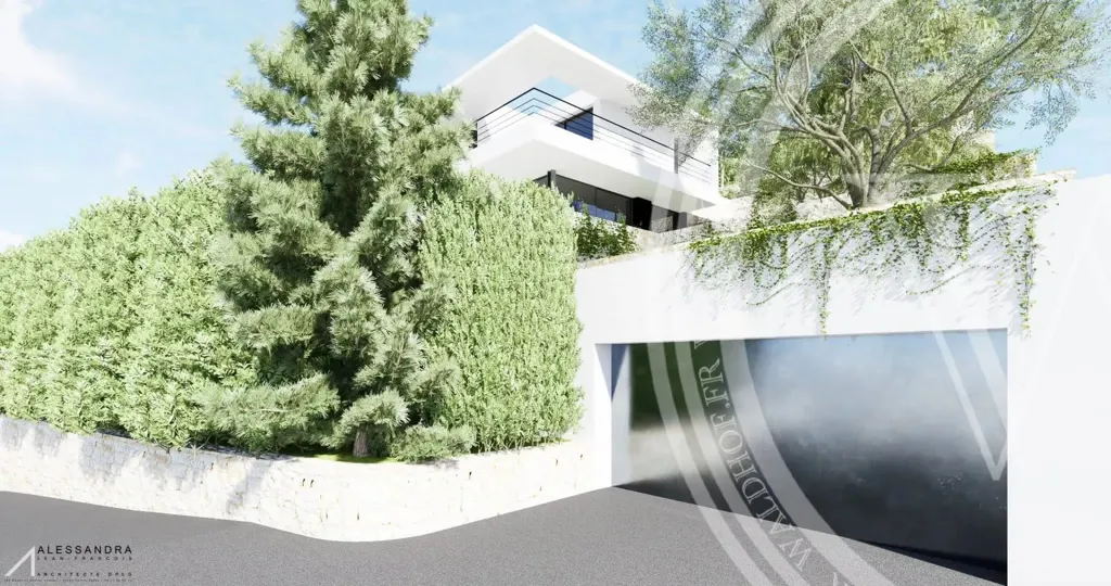 Villa contemporaine avec vue mer à vendre