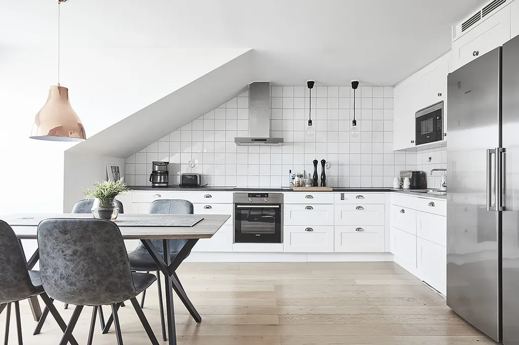Söögituba - Modern Loft with Vättern View in Jönköping