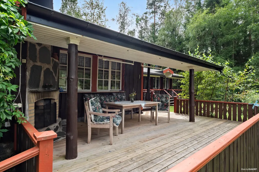 Terrasse - Maison à Hultafors