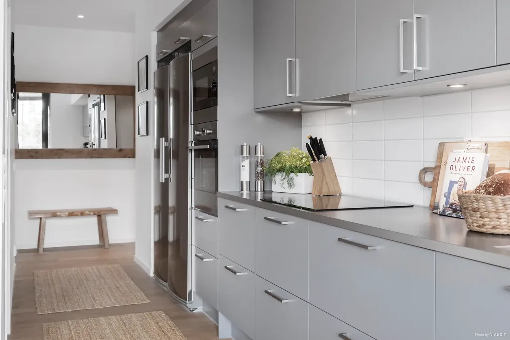 Cucina - Modern Flat with West-Facing Balcony in Skåne
