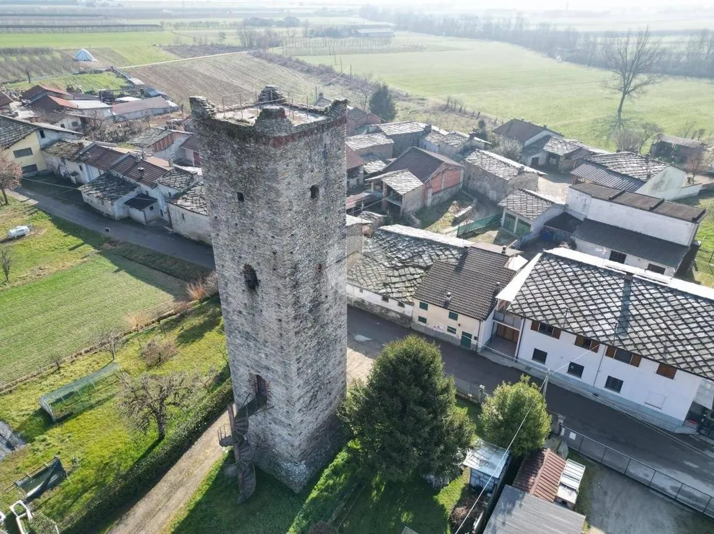 Aerial - Semi-detached House with Garden in Bagnolo Piemonte