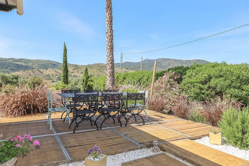 Terrasse - Rustic House with Pool in Tolox