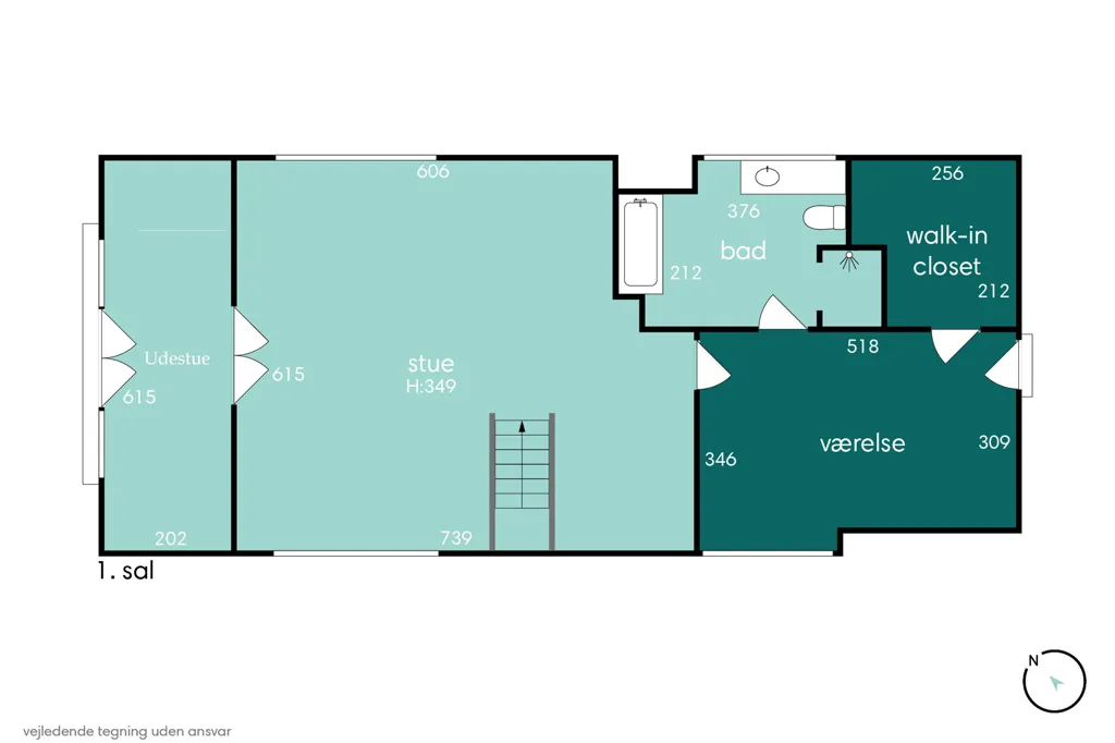 Plan - Maison 6 pièces à Holbæk