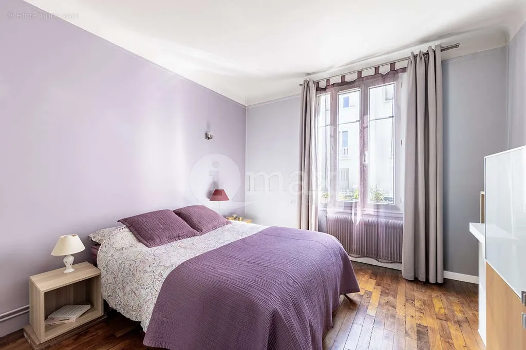 Chambres - Appartement 2 Pièces au Cœur d'Asnières