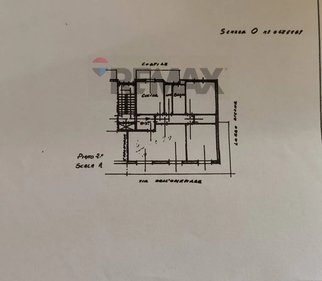 Plan - Apartment with Balcony in Siracusa Centre