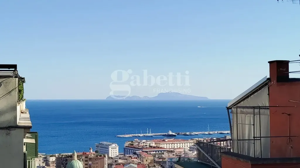 Terrasse - Bright Trilocale with Park View in Naples