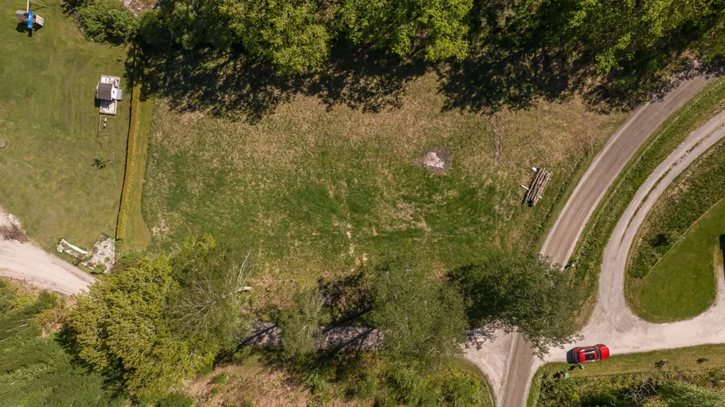 Vue aérienne - Buildable Plot with Garden in Strömstad