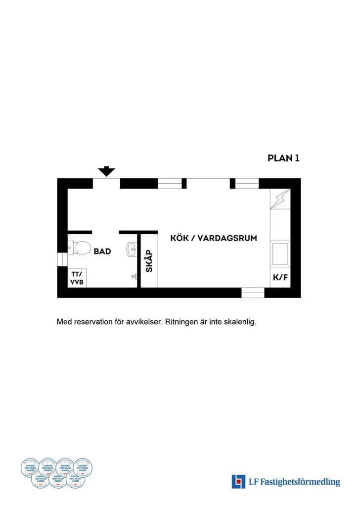 Floor Plan - Central Villa with Rental Potential in Märsta