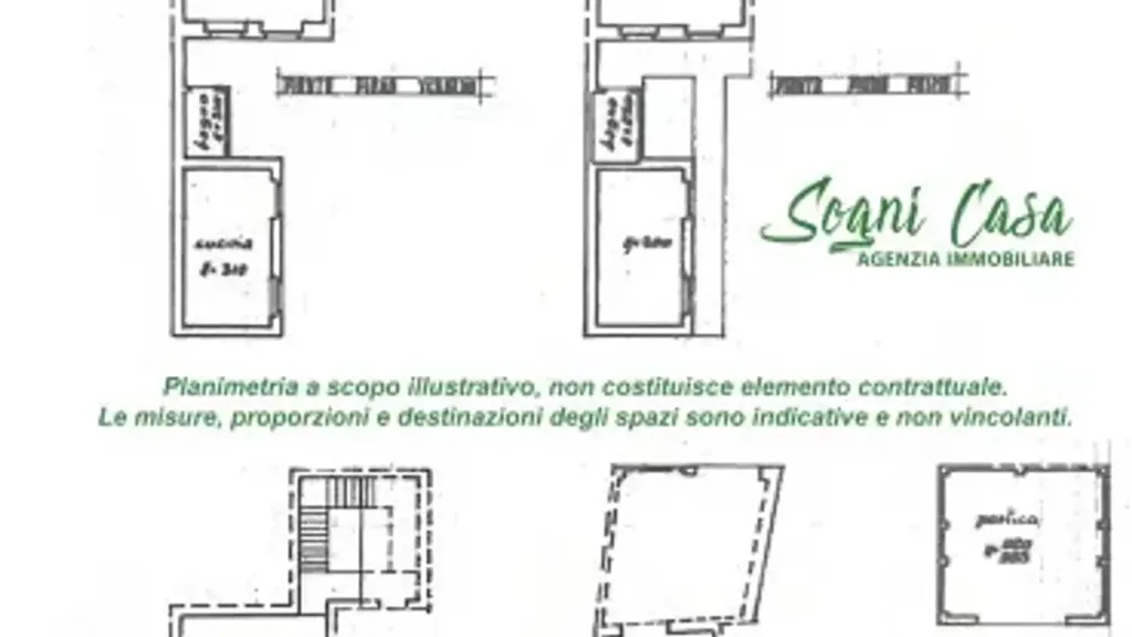 Floor Plan - Detached House with Garden in Mezzomerico