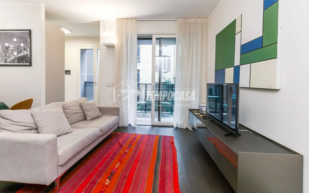 Séjour - Bright Apartment with Balcony in Milan