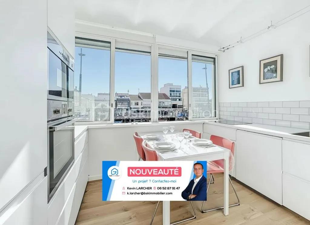 Köök - Renovated Flat with Canal View in Palavas