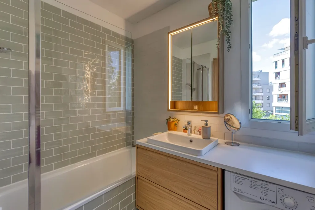 Salles de bain - Appartement T5 avec Terrasse à Grenoble